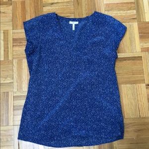 Joie short sleeve silk v neck top size XS